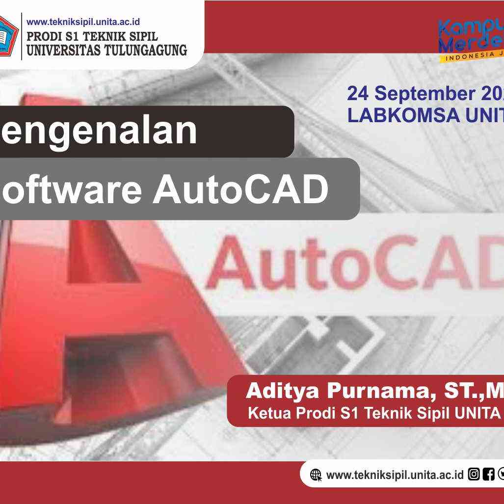 Pengenalan Software AutoCAD Mahasiswa Semester 3 Prodi S1 Teknik Sipil